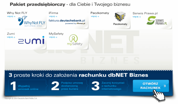 dbNET biznes pakiet przedsiębiorczy